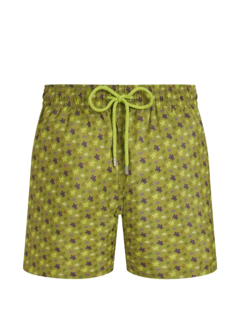 Vilebrequin turtle-print swim shorts Green MAHEJ339
