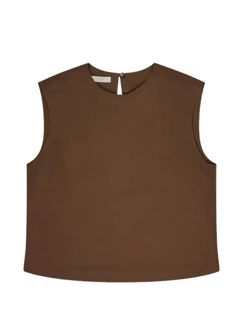 Glanshirt sleeveless blouse Brown 10S21860620