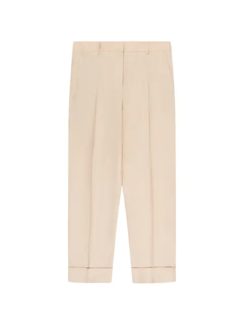 Incotex regular-fit turn-up trousers Neutrals 172785D7058