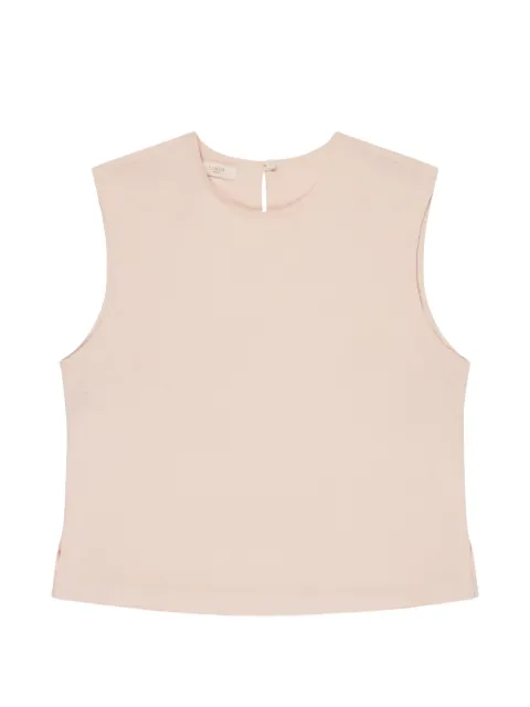 Glanshirt crew-neck blouse Pink 5S1023L8045