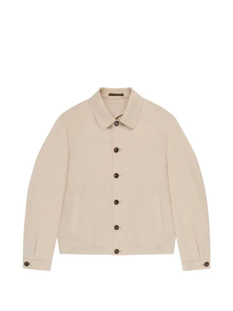 slowear Summertime tailored blouson jacket Neutrals 63I20890490