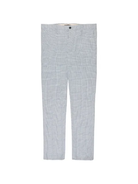 slowear Prince of Wales check trousers Blue 18S10090947
