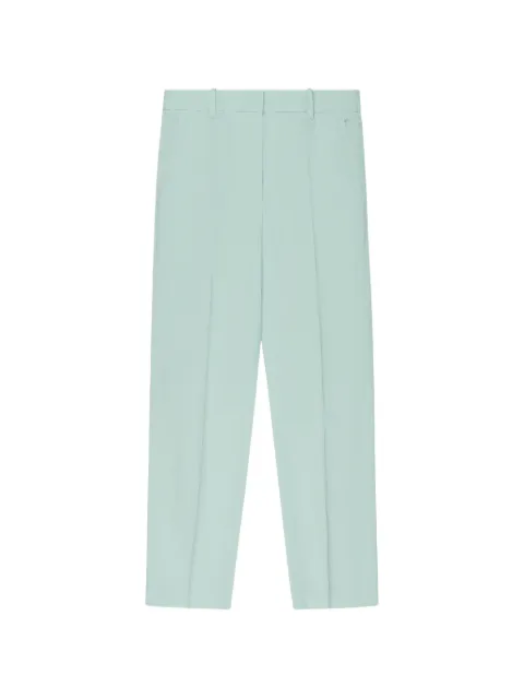slowear Incotex cotton-poplin trousers Green 177832D6295