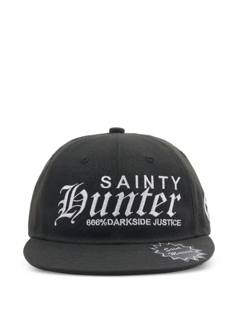 SAINT MXXXXXX Sainty Hunter embroidered cap Black SMMK80000C35