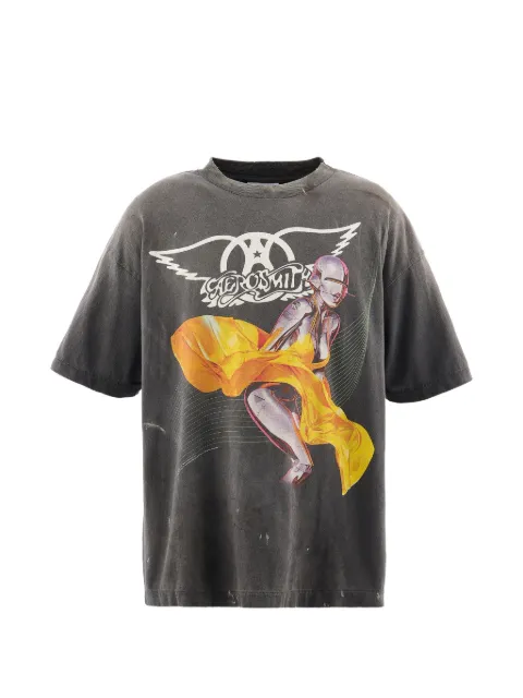 SAINT MXXXXXX Aerosmith-print graphic-print t-shirt Grey SMMK80000C25