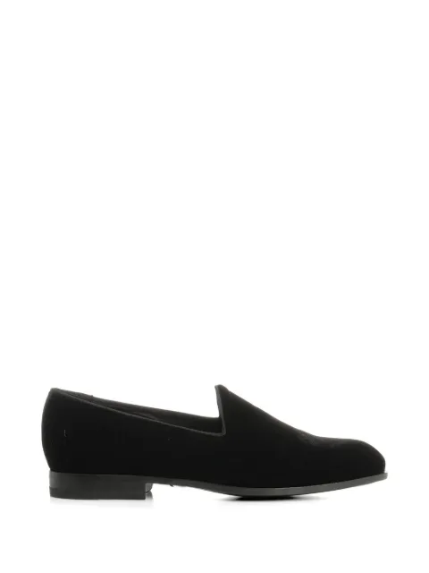 Tagliatore Skyler velvet loafers Black SKYLER
