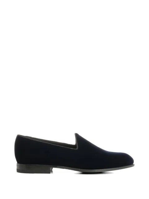 Tagliatore velvet Skyler loafers Blue SKYLER