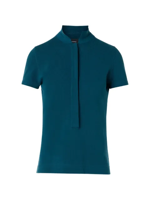 Akris piqué polo shirt Blue 7601469