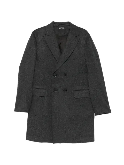 Zegna double-breasted coat Grey 4DG4G0298711A2