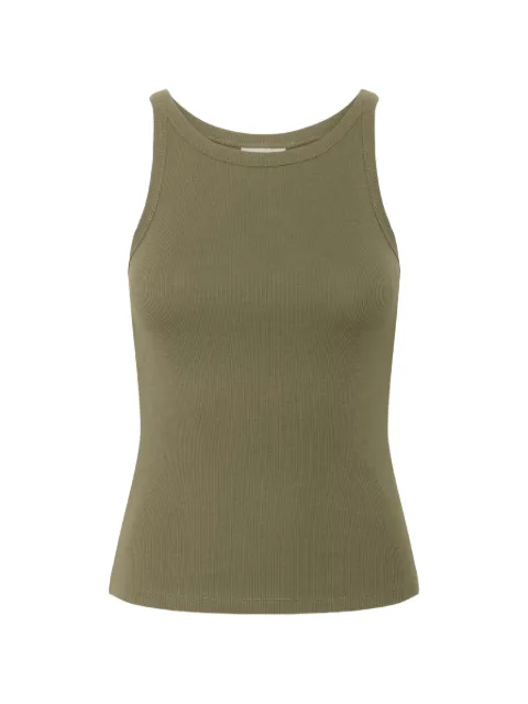 Gestuz DrewGZ ribbed-knit tank top Green 10906
