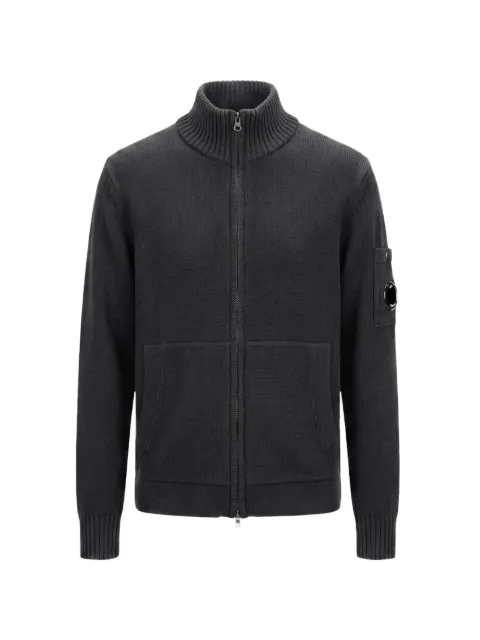 C.P. Company zip-up cardigan Black 20CMKN092A110058A999