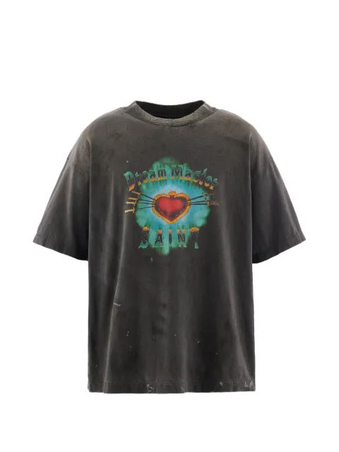 SAINT MXXXXXX graphic-print T-shirt Grey SMMK80000003