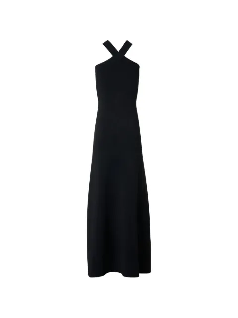 Akris crisscross maxi dress Black 7601441