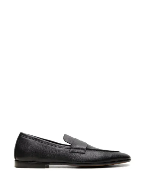 CHUCKIES leather loafers Black U306SCB