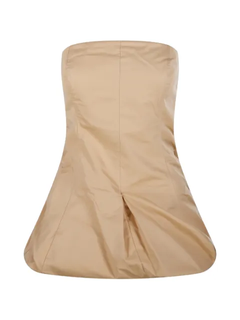LAMRONS strapless square-neck top Neutrals LMRS08TP6201