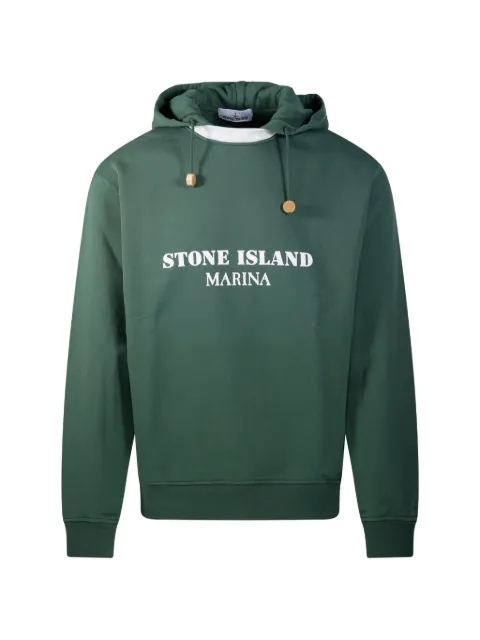 Stone Island 6100054 cotton fleece_S.I. Marina sweatshirt Green L1S156100054S0X31