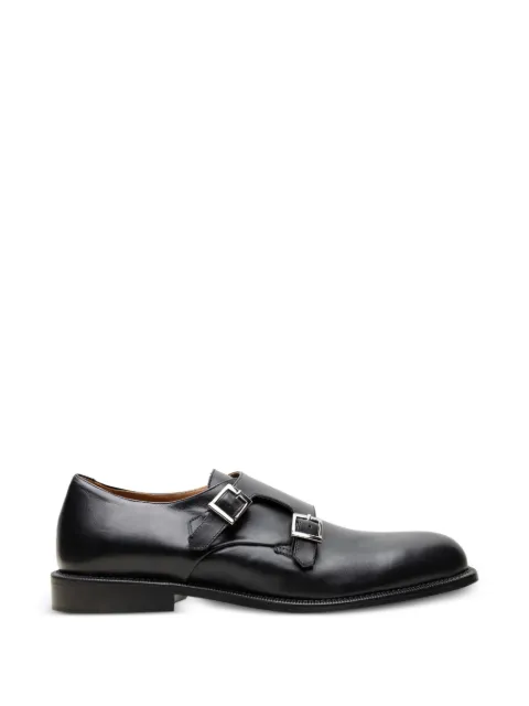 CHUCKIES buckle-strap monk shoes Black U108SC