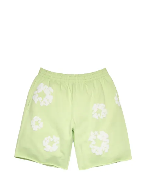Denim Tears elastic-waistband shorts Green DT615