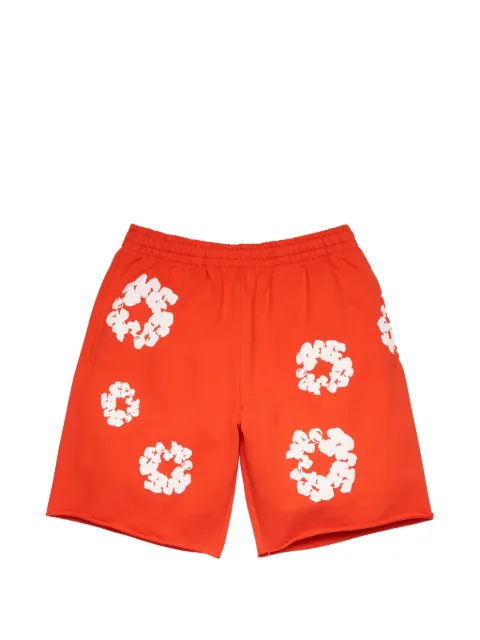Denim Tears Cotton Wreath shorts Orange DT618