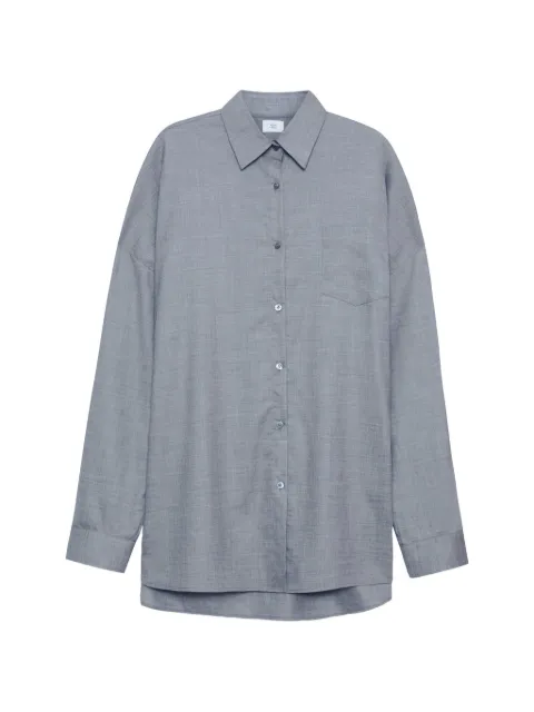 Adam Lippes chest-pocket relaxed-fit shirt Grey R26129TW