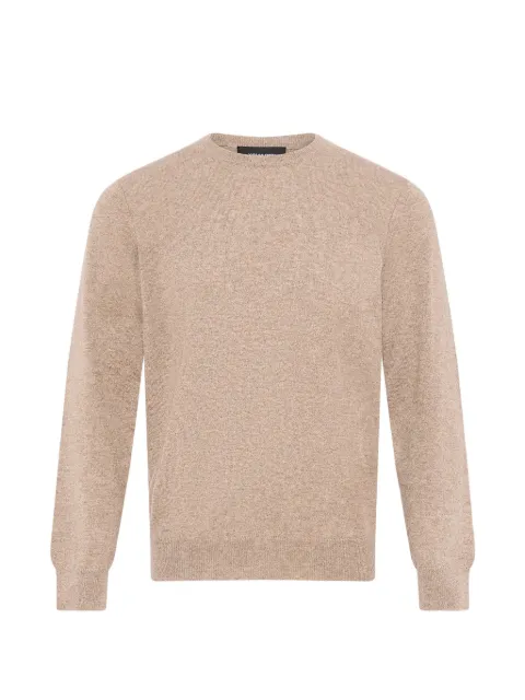 Yves Salomon crew-neck cashmere sweater Neutrals 26WHH50067MAFI