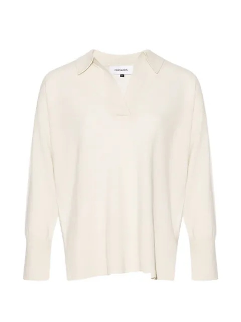 Yves Salomon merino sweater Neutrals 26EYH50468MAMV