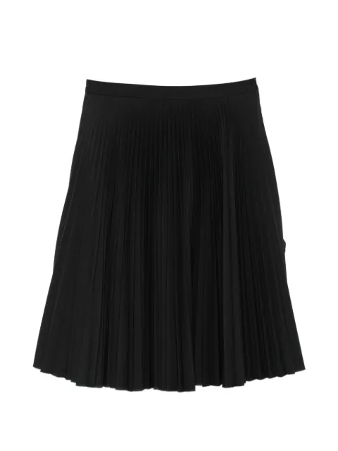 Julie Kegels Shirley pleated-design midi skirt Black SHIRLEY