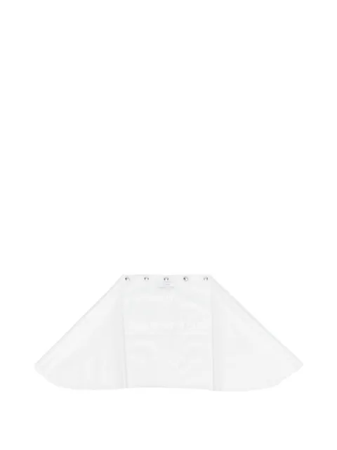 Julie Kegels logo-print press-stud bag cover White ABRIPUTEXTBETWEEN