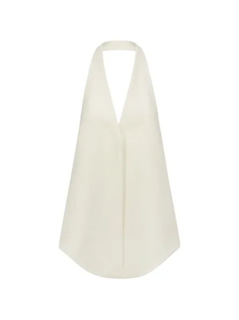 THE ARKOW Yvonne halterneck blouse Neutrals TAR006C