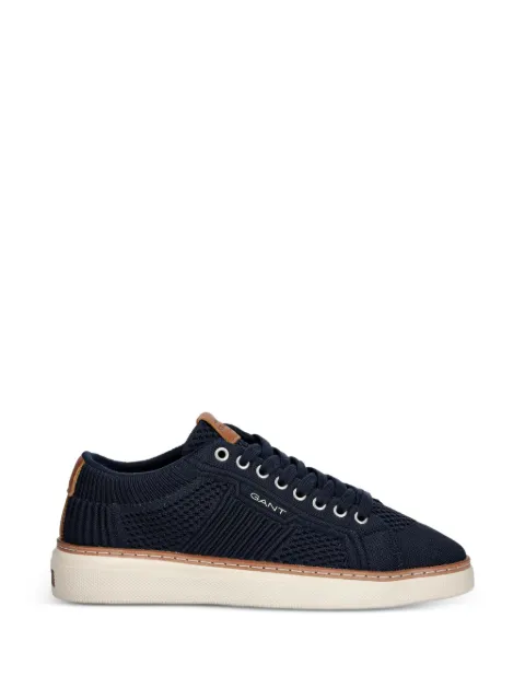 Gant knit logo-print sneakers Blue 32631241