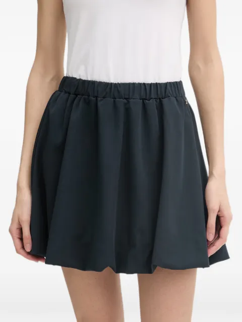 Gaudi bubble-hem elasticated-waist mini skirt Blue 611BD75012