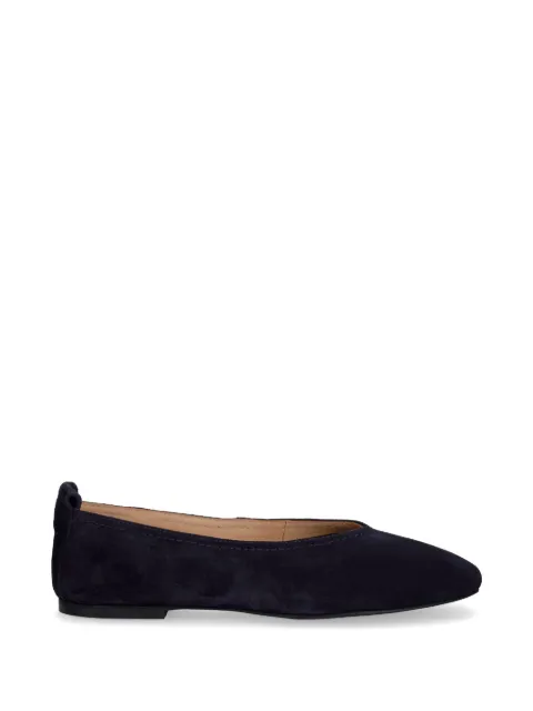Gant suede almond-toe ballet flats Blue 32513291
