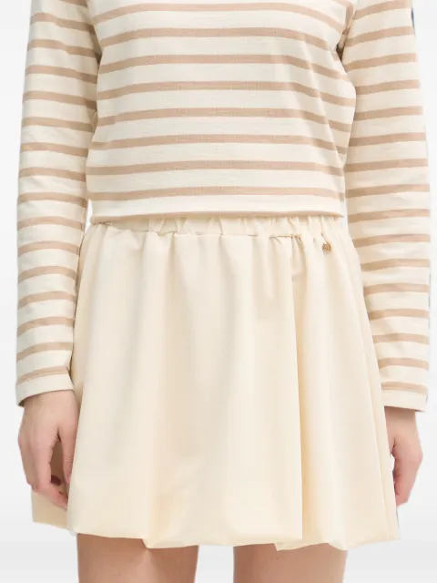 Gaudi bubble-hem elasticated-waist mini skirt Neutrals 611BD75012