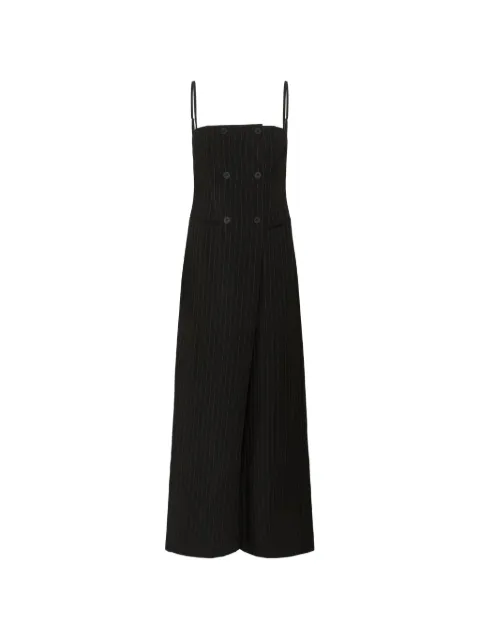 Gestuz GZjoelle pinstripe double-breasted jumpsuit Black 10910726
