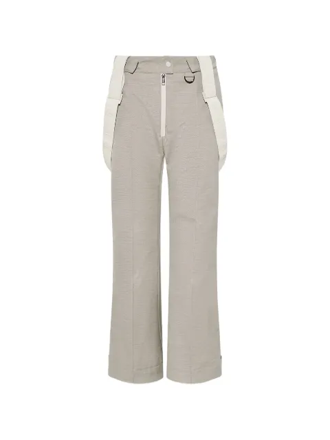 Yves Salomon logo-strap ski pants Neutrals 27WKP008XXU16W