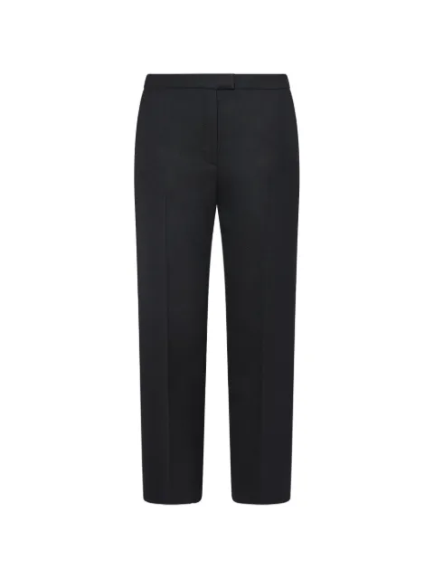 Yves Salomon tailored pressed-crease trousers Black 27WYP023XXLATL
