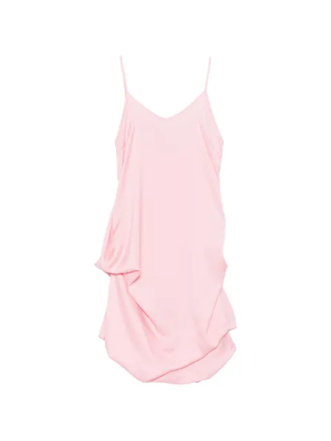Julie Kegels draped-design mini dress Pink 4006