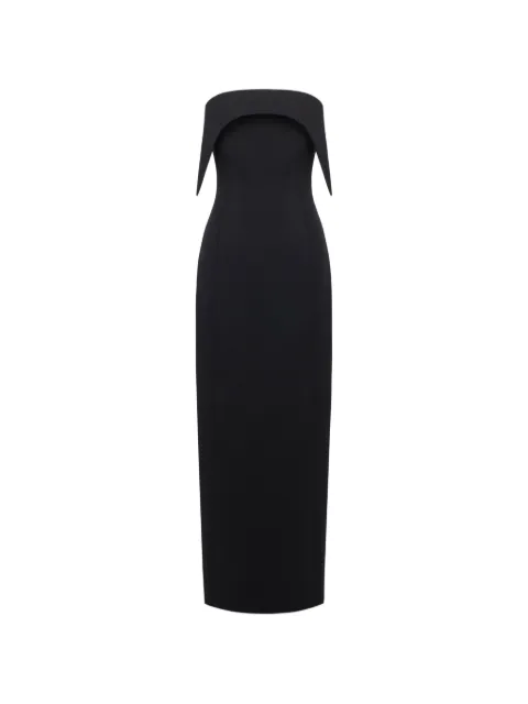 THE ARKOW Talia strapless maxi dress Black TAR001C
