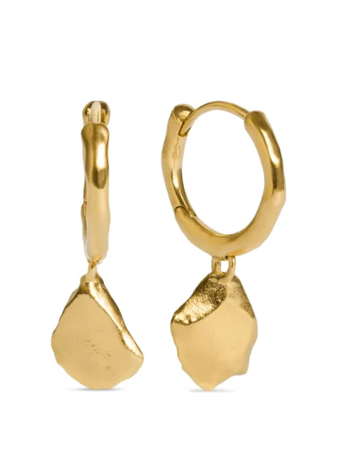 Monica Vinader Fragments asymmetric huggie earrings Gold GPEAFRA3NON