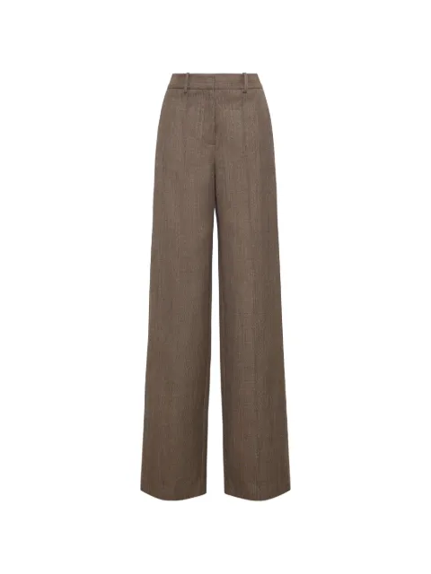 Adam Lippes Wyatt wide-leg trousers Brown R26507JW