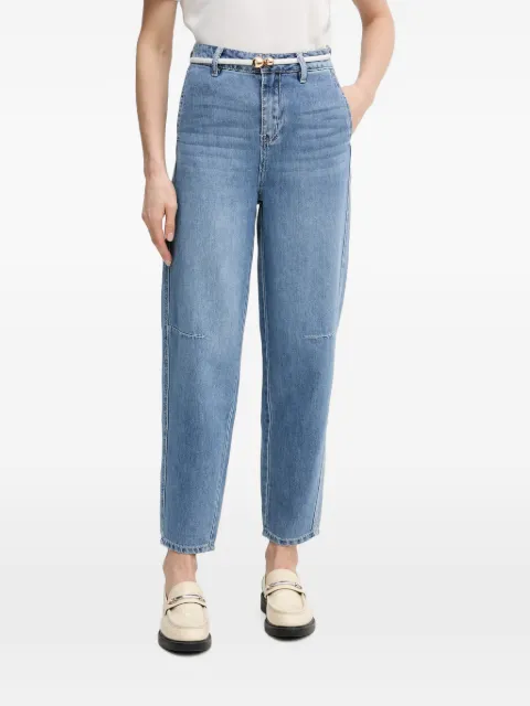 Gaudi belted faded jeans Blue 611BD26024
