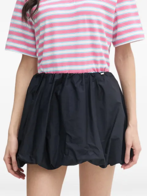 Gaudi elasticated bubble-hem skirt Blue 611FD75006