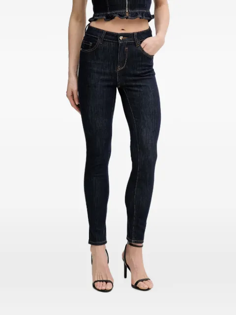 Gaudi logo-plaque jeans Blue 611BD26001