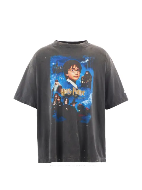 SAINT MXXXXXX x Harry Potter graphic-print T-shirt Black SM25FC45BK