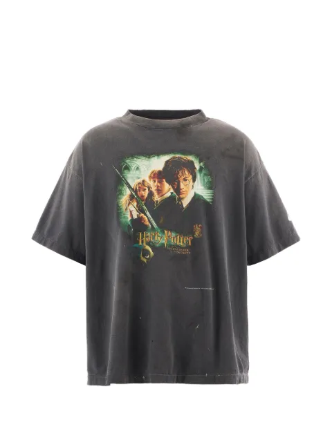 SAINT MXXXXXX Harry Potter graphic-print T-shirt Black SM25FC46BLK