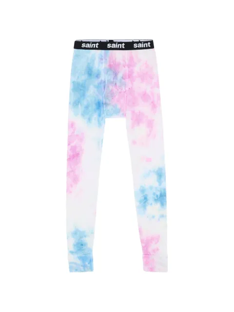 SAINT MXXXXXX tie-dye thermal pants White SM25SHR8070TD
