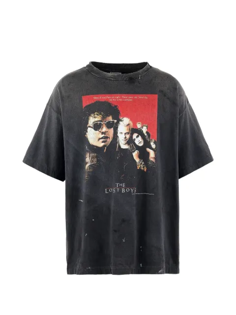 SAINT MXXXXXX x The Lost Boys graphic-print T-shirt Black SM25SHR8C52BK