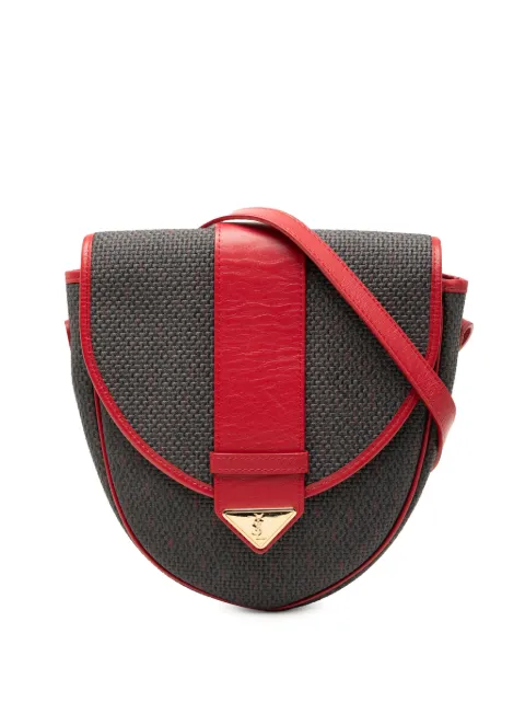 Saint Laurent Pre-Owned 20th Century Coated Canvas crossbody bag Grey DBYN13XRZJUODMKA
