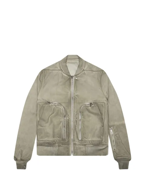 Rick Owens DRKSHDW Bauhaus Flight bomber jacket Neutrals DU01F4784DSN138