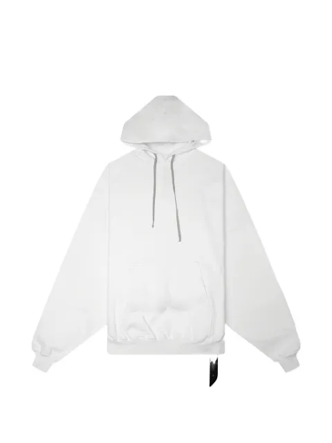 Rick Owens DRKSHDW Hun hoodie White DU01F4282FP11